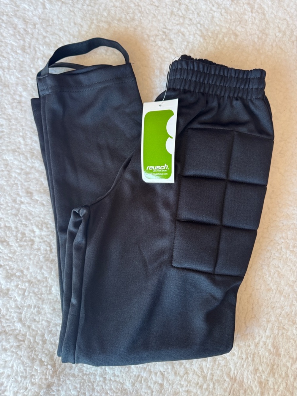 Reusch Goalkeeper Pants Womens YS‎ Black Padded Soccer GK NWT - Picture 12 of 12